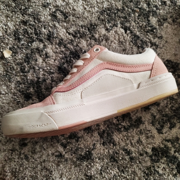 VANS OLD SKOOL PINK/MARSHMALLOW SIZE 7 WOMENS - Picture 3 of 8